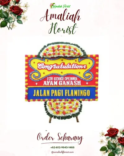 Bunga Papan Congratulation di Gunungtiga